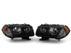 TYC European Halogen Headlights Set - Amber Indicator 63123418399KT View 2