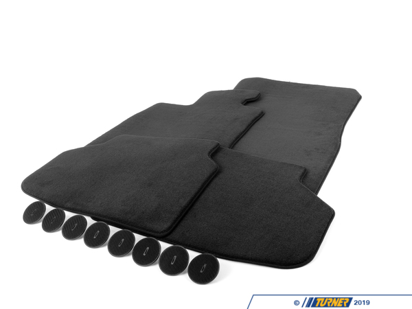 Genuine BMW Genuine BMW Set Of Floor Mats Velours Anthracite - F01 51477337675