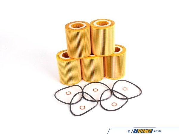 Genuine BMW Oil Filter Kits, Pack Of 5 - Stock Up And SAVE! 11427512300