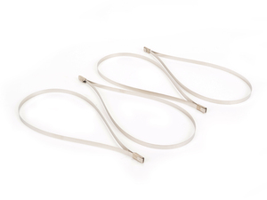 14" Stainless Steel Locking Ties - Pack Of 4