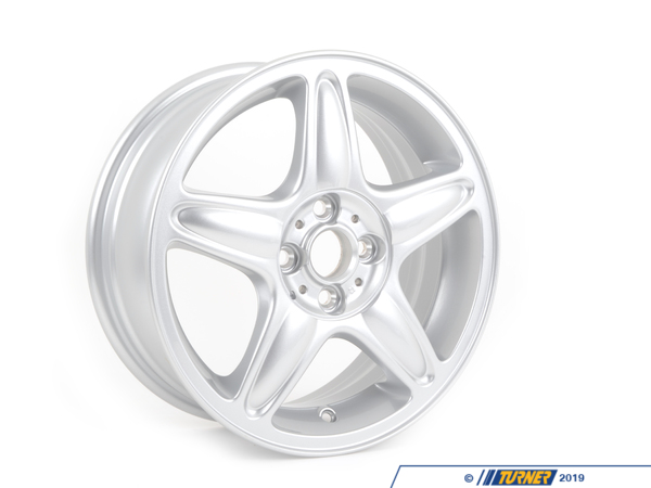 Genuine MINI Genuine MINI Light Alloy Rim, Silver 61/2Jx16 Et:48 - 36116769409 36116769409