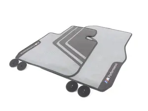 Genuine BMW M Performance M Performance Floor Mats - Front - F22, F23