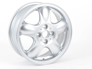 Genuine MINI Light Alloy Rim, Silver 51/2Jx15 Et:45 - 36116768498