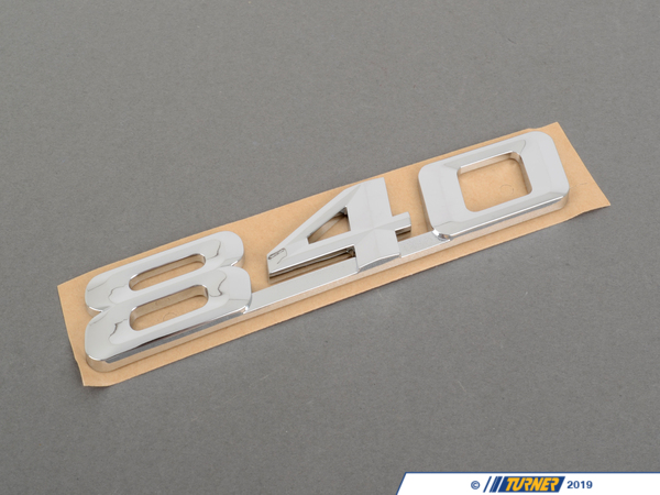Genuine BMW Genuine BMW Emblem Adhered Rear -840- - 51148152860 51148152860