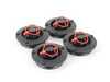 Rennline Center Lock Look Center Cap Set - Black W01BLACK View 1