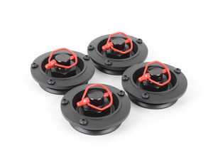 Center Lock Look Center Cap Set - Black