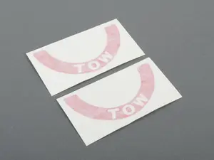 Tow Sticker Pair - Red