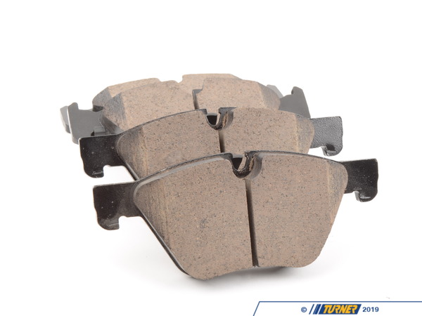 Akebono Akebono Front Euro Ceramic Brake Pad Set -- F10 528i/xDrive 34116796844