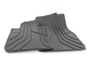 Genuine BMW Base Line All Weather Floor Mats - Front - F30 F31 F34