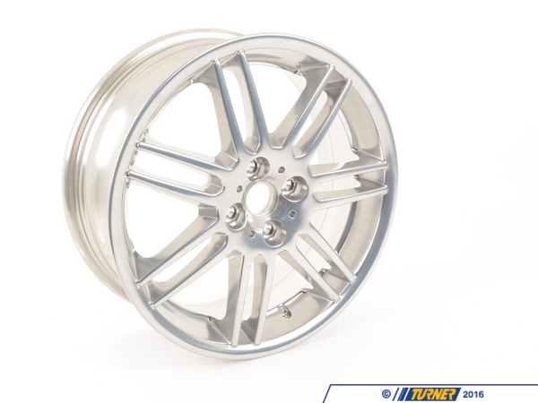 Genuine MINI R99 MINI Double Spoke Alloy Wheel 17" (4x100) Polished - Set Of Four 36116778427KT