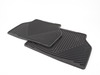 WeatherTech rear All-Weather Floor Mats - Black - E39 W157 View 1