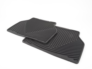 rear All-Weather Floor Mats - Black - E39