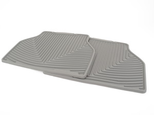 Rear All-Weather Floor Mats - grey - E39