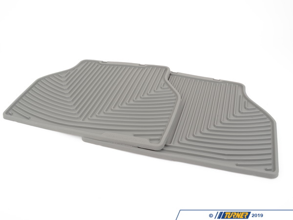 WeatherTech Rear All-Weather Floor Mats - grey - E39 W157GR