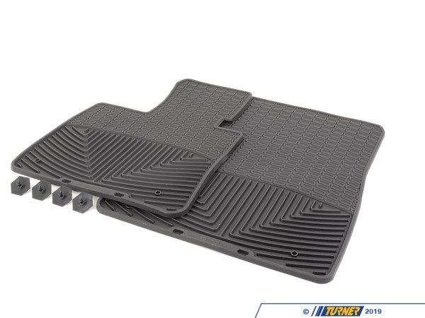 WeatherTech Front All-Weather Floor Mats - black - E70 E71 W74