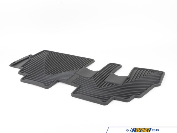 WeatherTech rear All-Weather Floor Mats - Black - E70 W145