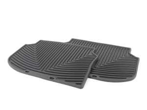 Rear All-Weather Floor Mats - black - F10