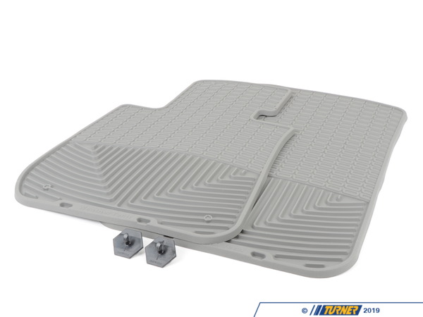 WeatherTech Front All-Weather Floor Mats - grey - E82 E88 E90 E91 E92 E93 E89 Z4 W61GR