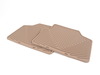 WeatherTech Rear All-Weather Floor Mats - tan - E90 E91 W141TN View 1