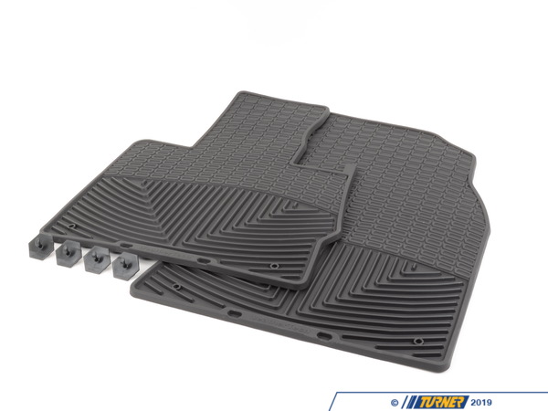 WeatherTech Front All-Weather Floor Mats - black - E53 W27