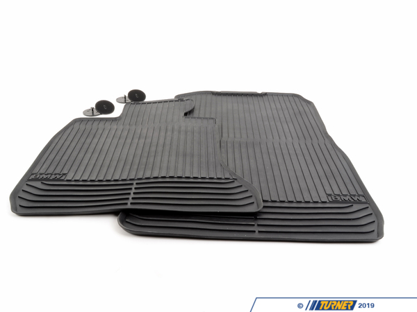 Genuine BMW Genuine BMW Front All-Weather Floor Mats - Black - F02 F01 51472409275