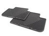 WeatherTech Rear All-weather Rubber Floor Mats - Black - F15 W326 View 1