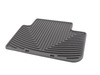 WeatherTech rear All-Weather Floor Mats - Black - E83 W146 View 2