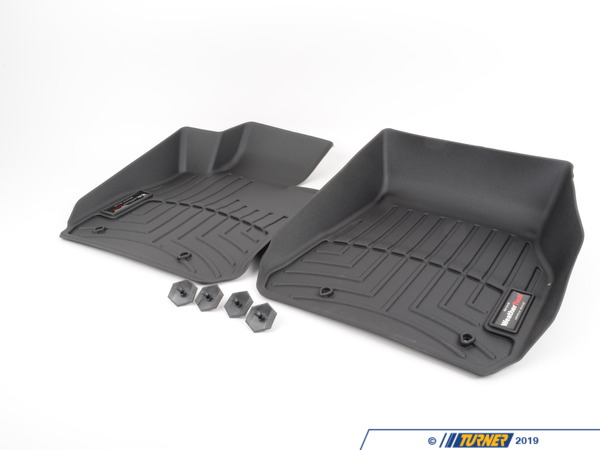 WeatherTech Front FloorLiner DigitalFit - Black - F30 F31 444101