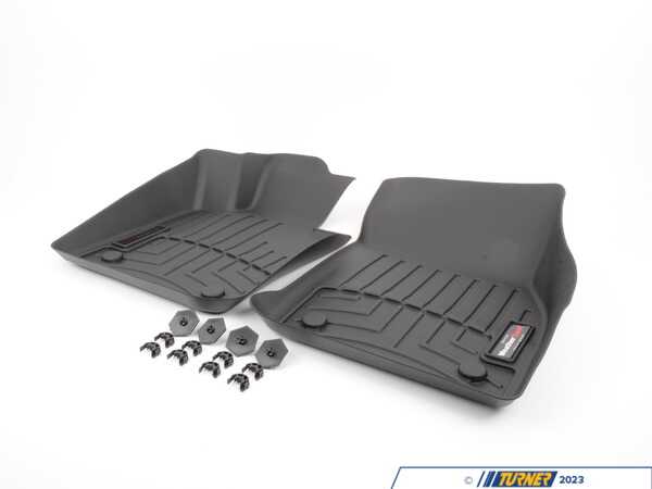 WeatherTech MINI F56 F57 Front FloorLiner DigitalFit - Black 446751