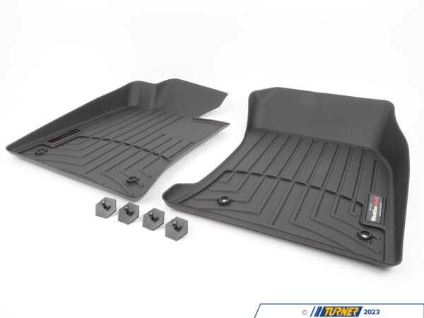 WeatherTech MINI R55 to R57 Front FloorLiner DigitalFit - Black 441361