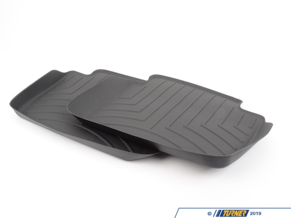 WeatherTech Rear FloorLiner - Black - E84 443652