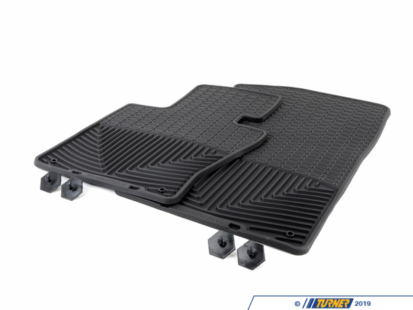 WeatherTech Front All-Weather Floor Mats - black - E83 W63