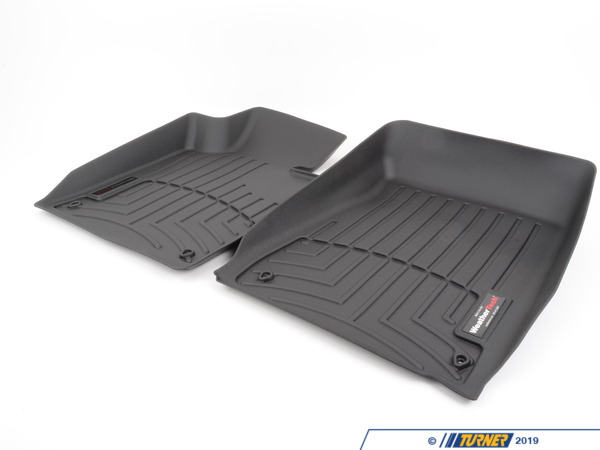 WeatherTech Front FloorLiner DigitalFit - black - E46 RWD 441061