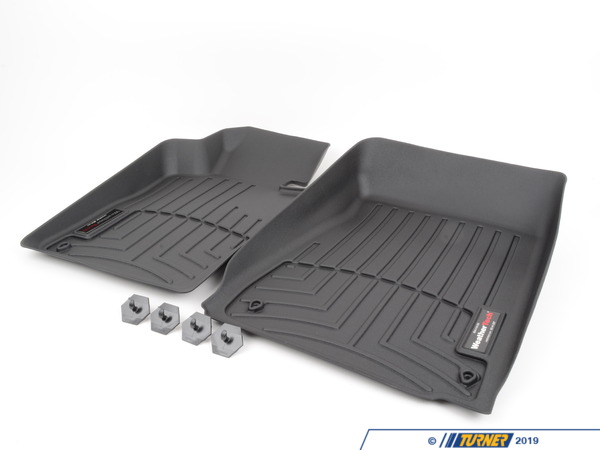 WeatherTech Front FloorLiner - Black - E36 compact 4411971