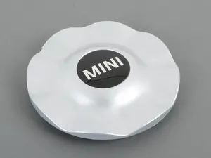 Genuine MINI Hub Cap With MINI Logo Silver For R104 Wheel