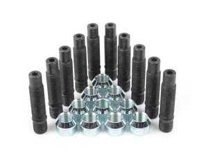  Wheel Stud Conversion Kit - M14x1.5 With Conical Seat Lug Nuts - Set of 10