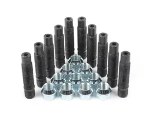  Wheel Stud Conversion Kit - M14x1.5 With Conical Seat Lug Nuts - Set of 10