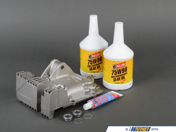 Packaged by Turner E46 Finned Differential Cover Upgrade Kit 33117512980kt