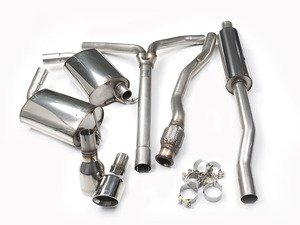 Cat-Back Exhaust System - Resonated R55 MINI Cooper S/JCW