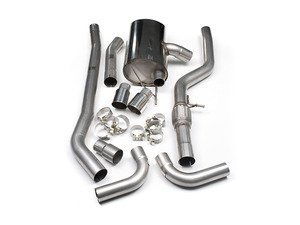Performance Dual Exit Race Cat Back - Polished Tips - F30