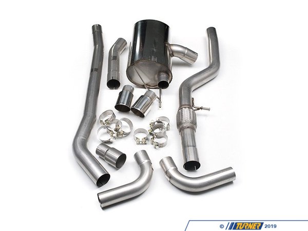 Milltek Sport Performance Dual Exit Race Cat Back - Polished Tips - F30 SSXBM962