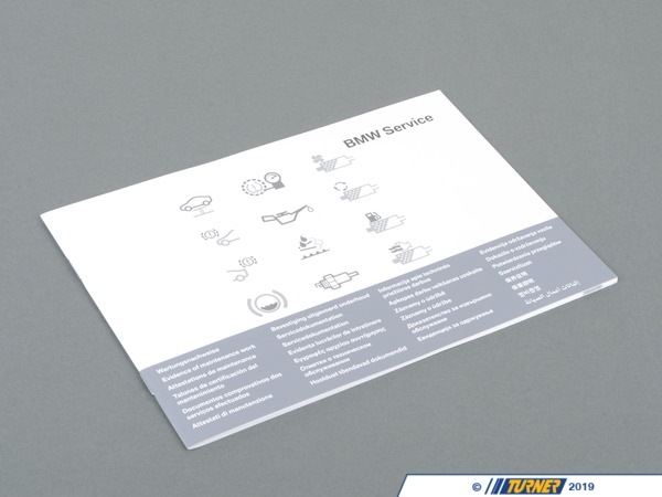 Genuine BMW Genuine BMW Service Booklet, Multi-Lingu 01402901444