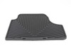 WeatherTech Rear All-Weather Floor Mats - Black - E46 E93 Convertible W261 View 2