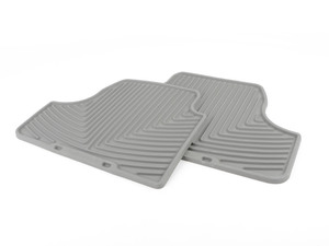 Rear All-Weather Floor Mats - Grey - E46 E93 Convertible