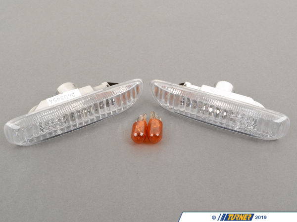 Depo Depo Clear Fender Side Marker Set - E46 Non-M HBE46SM-2DX-C