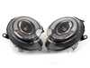 Spyder MINI R56 Projector Blackout LED DRL Headlights - Pair  PRO-YD-MC07-DRL-BK PR0-YD-MC07-DRL View 1