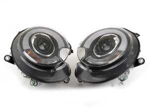 MINI R56 Projector Blackout LED DRL Headlights - Pair  PRO-YD-MC07-DRL-BK