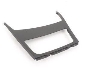 Genuine BMW Center console trim - mate black - E82 1 M Coupe