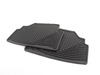 WeatherTech Rear All-Weather Floor Mats - black - E46 E92 Coupe W142 View 1