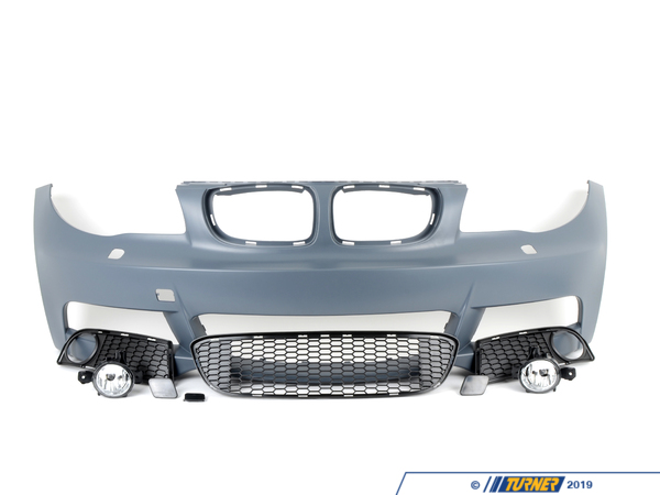 ECS BMW E82 E88 M-Tech Style Front Bumper - with fog lights 012230ecs07a
